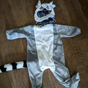 Kids Lemur costume size 6-12month